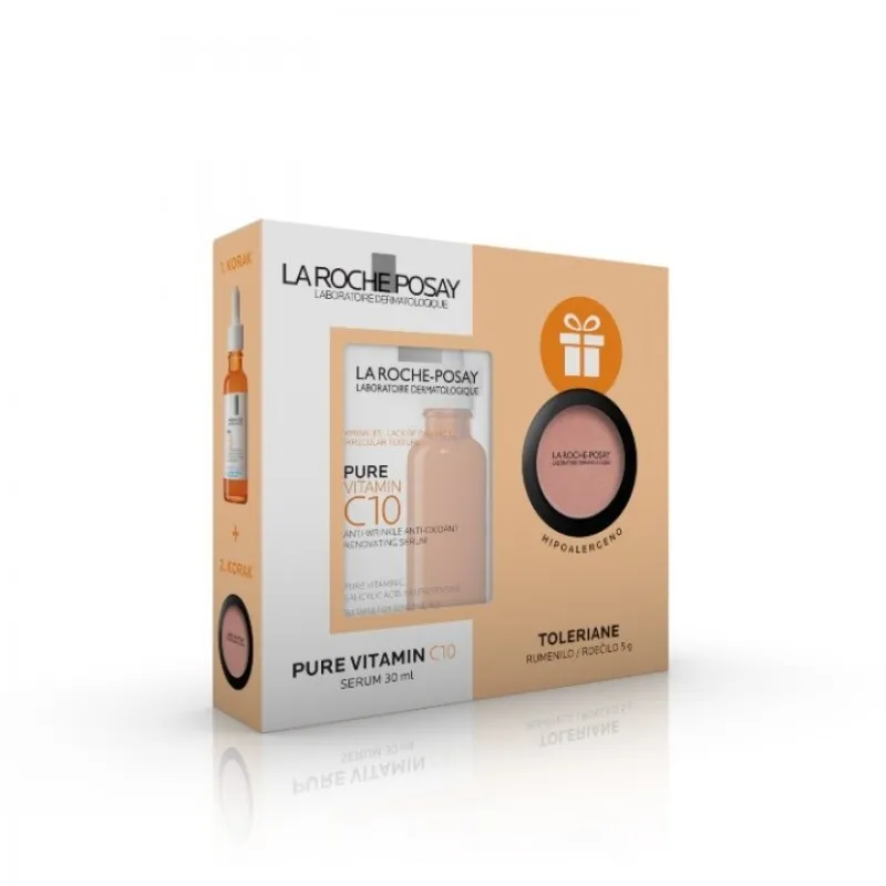 La Roche-Posay Vitamin C10 serum 30ml + Toleriane rumenilo GRATIS