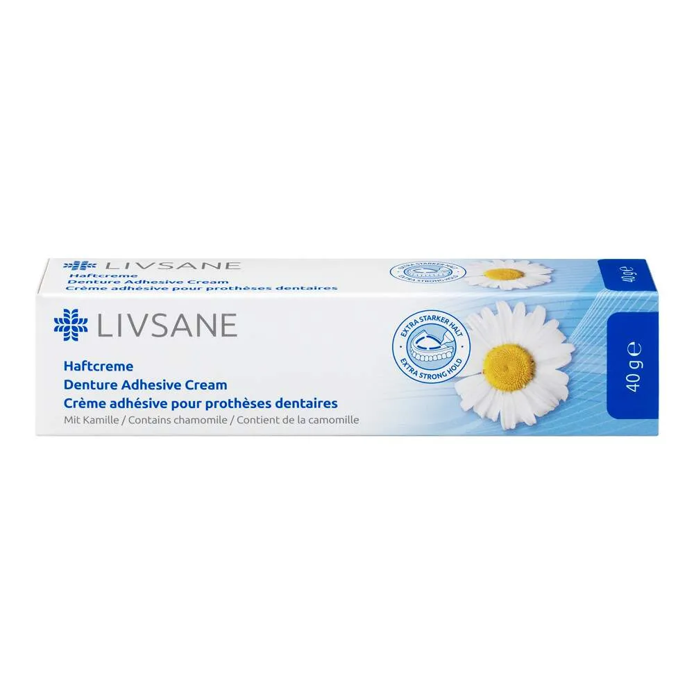 LIVSANE Adhezivna krema za zubne proteze 40 g