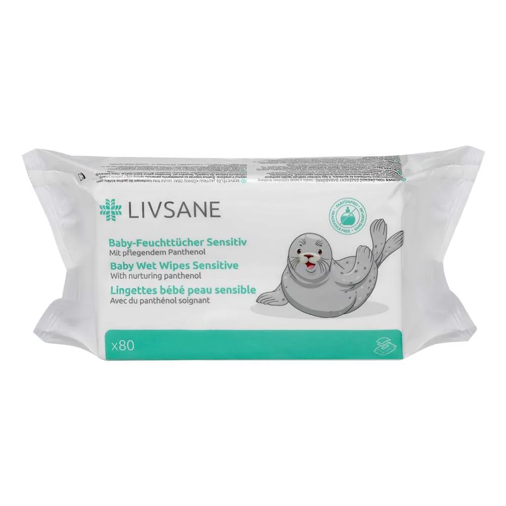 LIVSANE Baby vlažne maramice Sensitive 80 komada