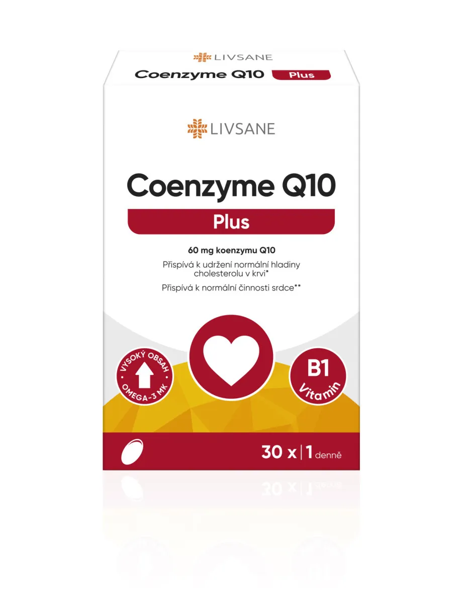 LIVSANE Coenzyme Q10 Plus, 30 kapsula