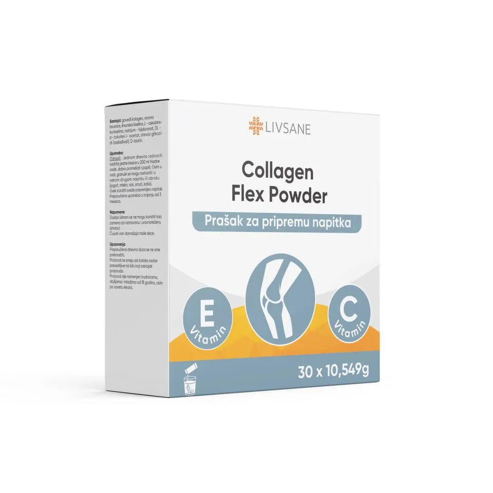 LIVSANE  Collagen Flex Powder Parašak za pripremu napitka, 30 kesica