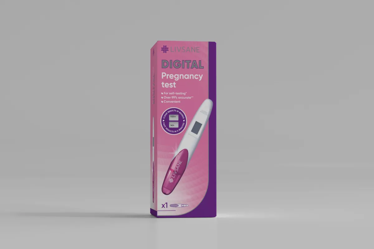 LIVSANE Digital Pregnancy Test Digitalni test za trudnoću