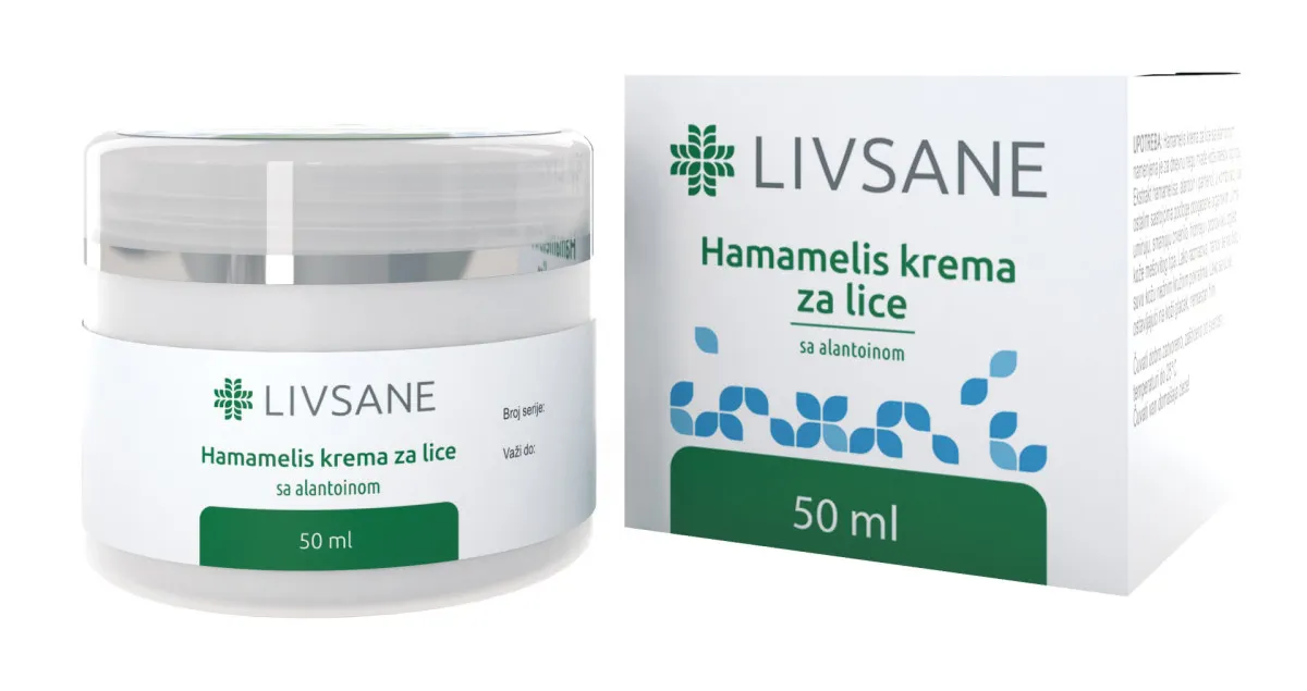 LIVSANE Hamamelis krema za lice 50 ml