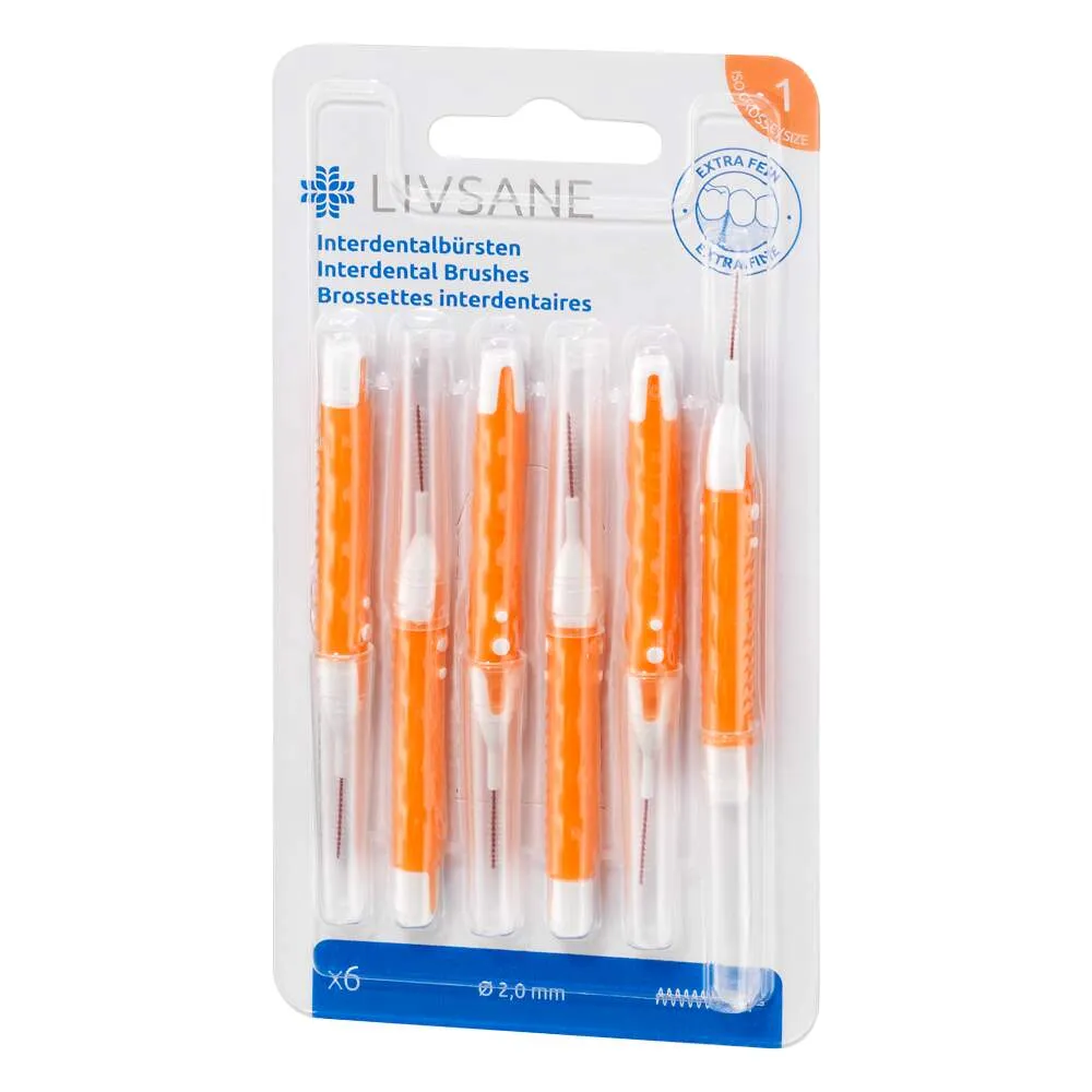 LIVSANE Interdentalne četkice, Extra Fine
