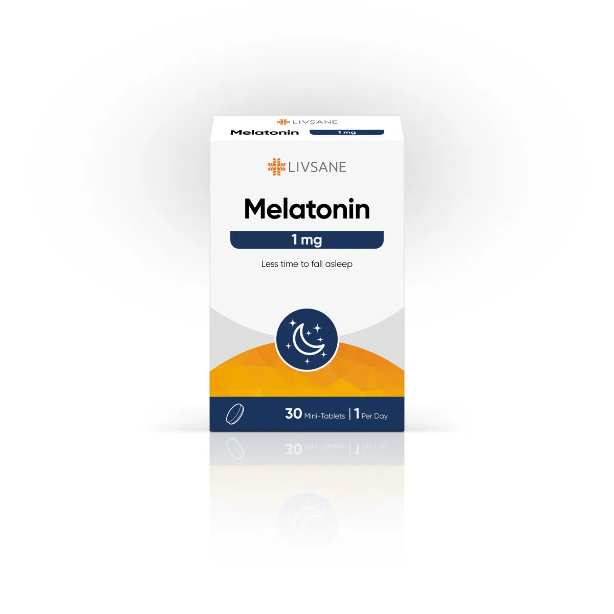 LIVSANE Melatonin 1 mg, 30 tableta