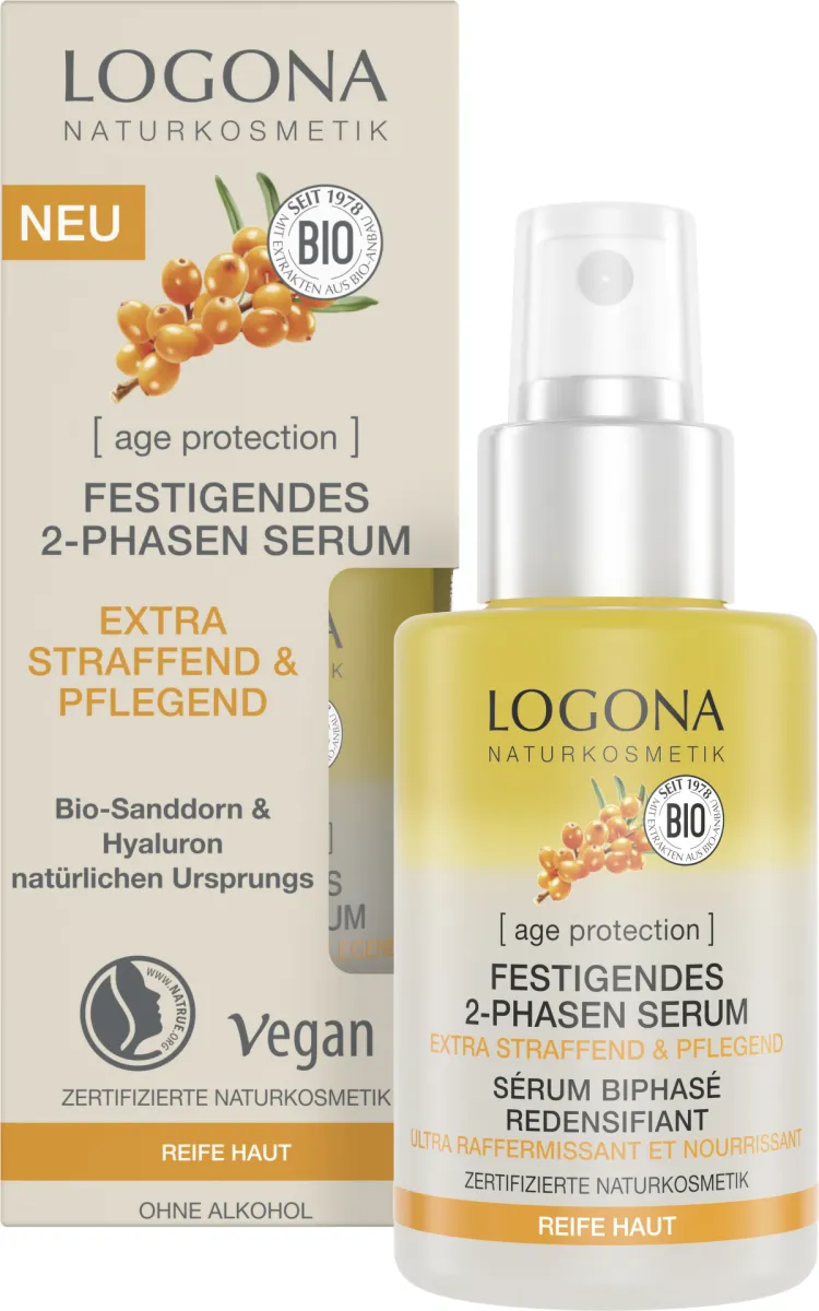 Logona Age Protection Dvofazni serum, 30 ml