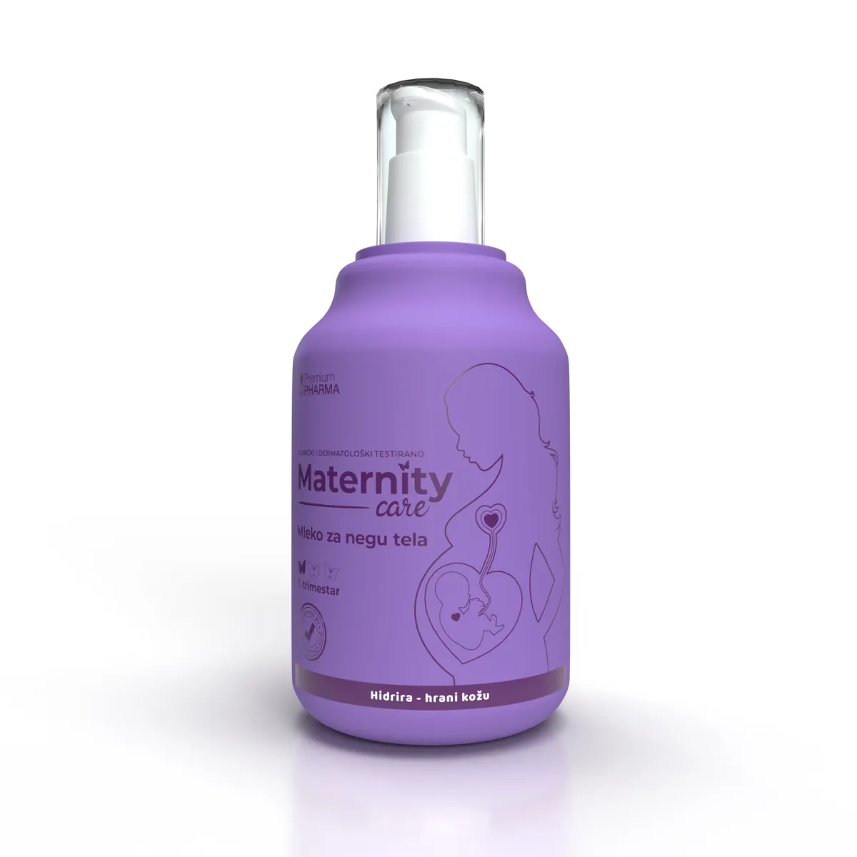 Maternity care Mleko za negu tela 1. trimestar, 350 ml