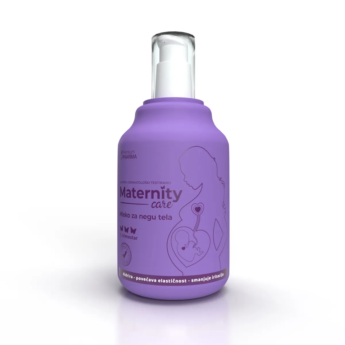 Maternity care Mleko za negu tela 3. trimestar, 350 ml