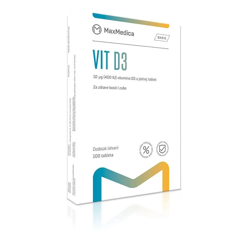 MaxMedica Vit D3 100 tableta