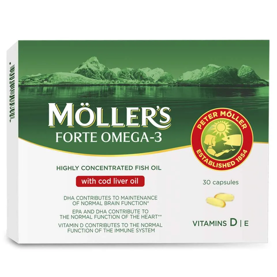 Moller's Forte Omega-3, 30 kapsula