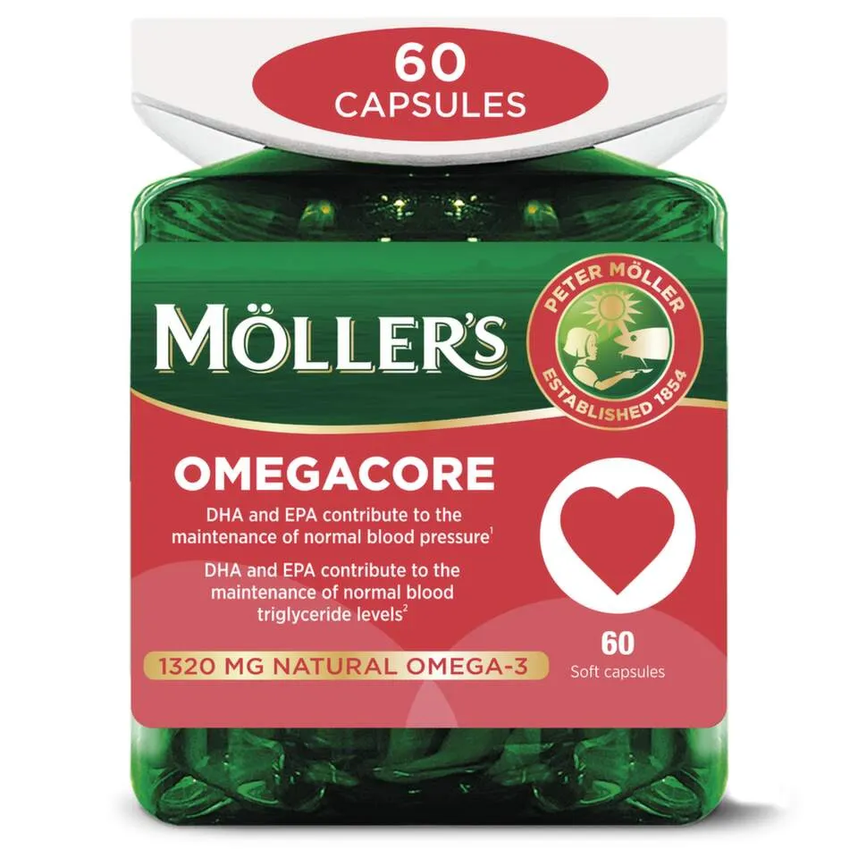 Moller’s Omegacore, 60 kapsula