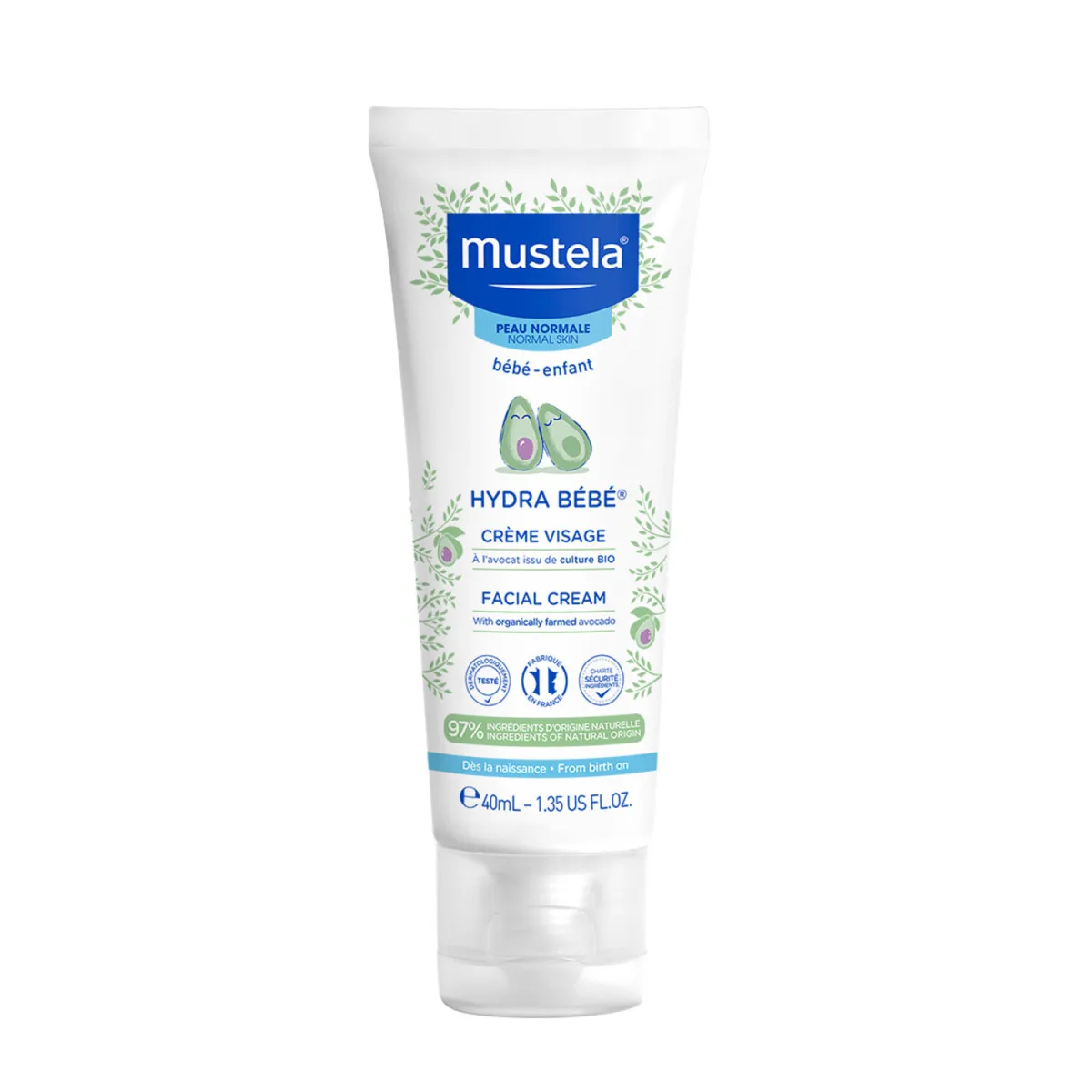 Mustela Hydra Bebe Hidratantna krema za lice, 40 ml
