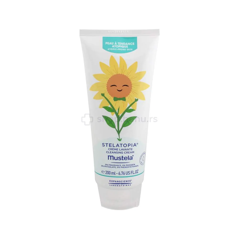 Mustela Stelatopia krema za tuširanje 200 ml