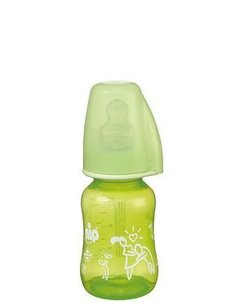 Nip Boca PP Trendy sa silikonskom cuclom za mleko Unisex 125 ml
