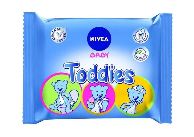 Nivea Baby Toddies vlažne maramice 60 kom