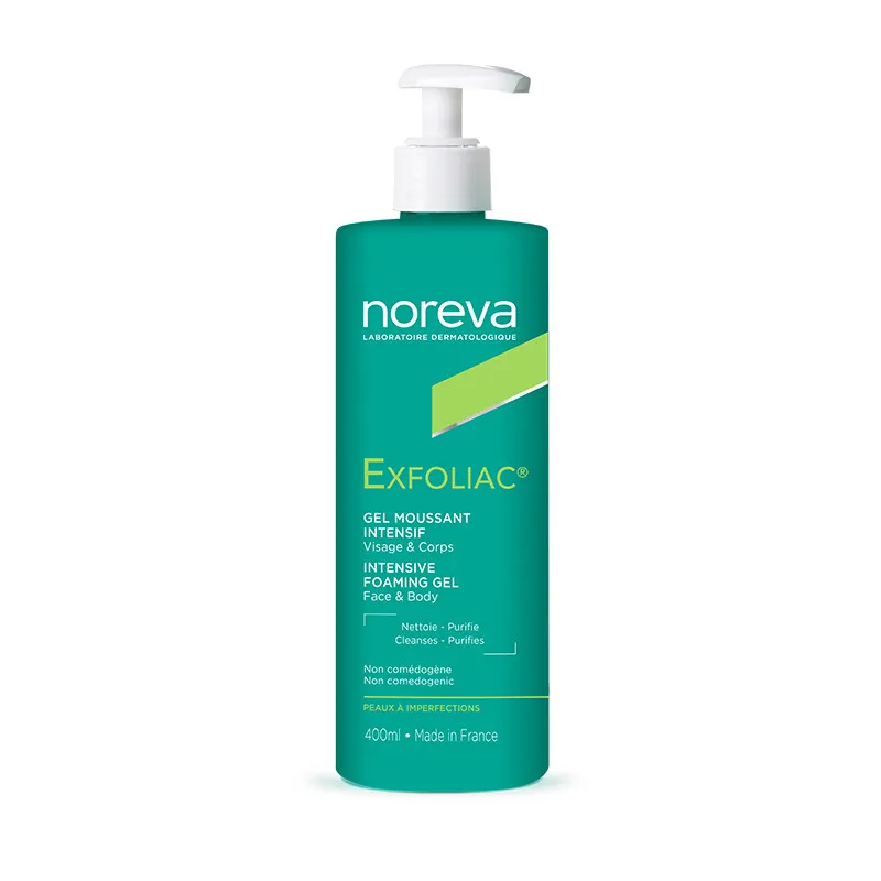 Noreva Exfoliac Penasti gel sa AHA kiselinama, 400 ml