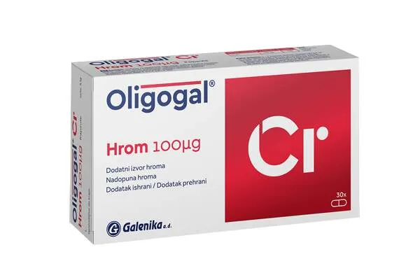 Oligogal Hrom 30 kapsula