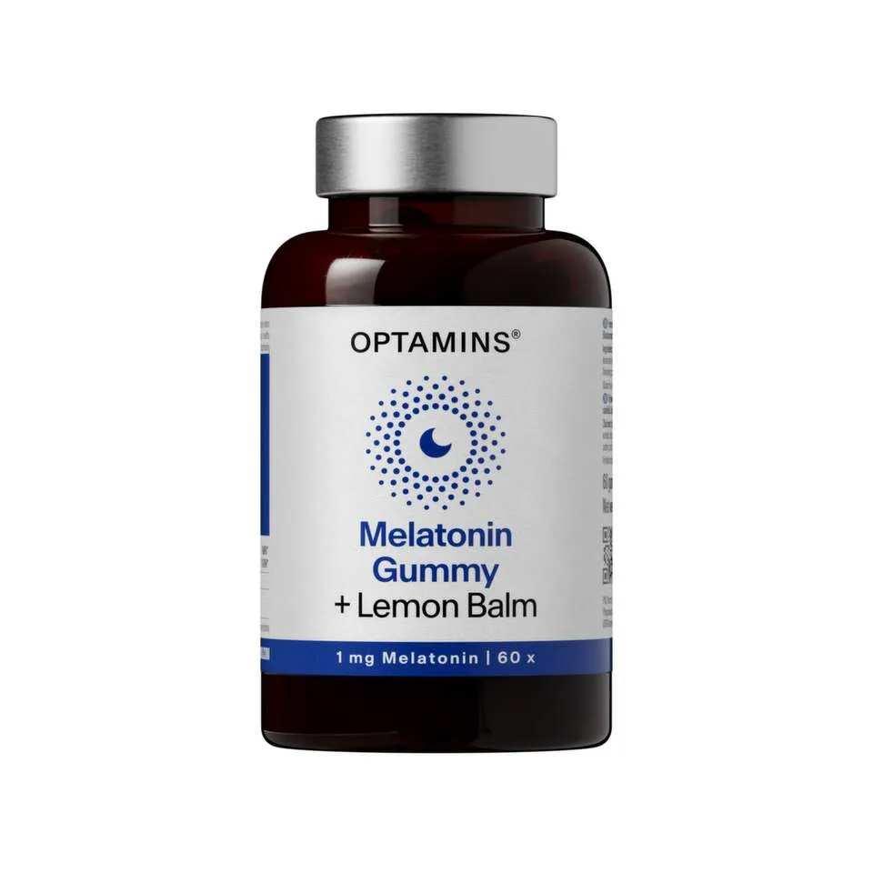 OPTAMINS Melatonin 1mg + matičnjak, 60 gumenih bombona