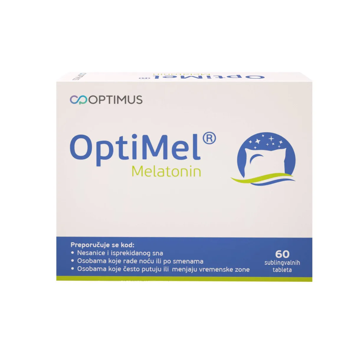 Optimel Melatonin 1mg, 60 tableta