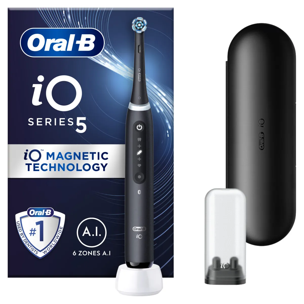 Oral-B POC iO 5 Black Električna četkica za zube