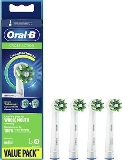 Oral-B Refill Cross Action Nastavak za električnu četkicu za zube, 4 komada