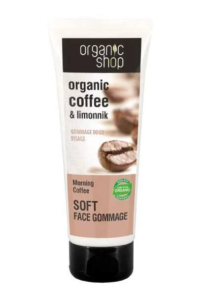 Organic Shop Soft Face Gommage Morning Coffee 75 ml