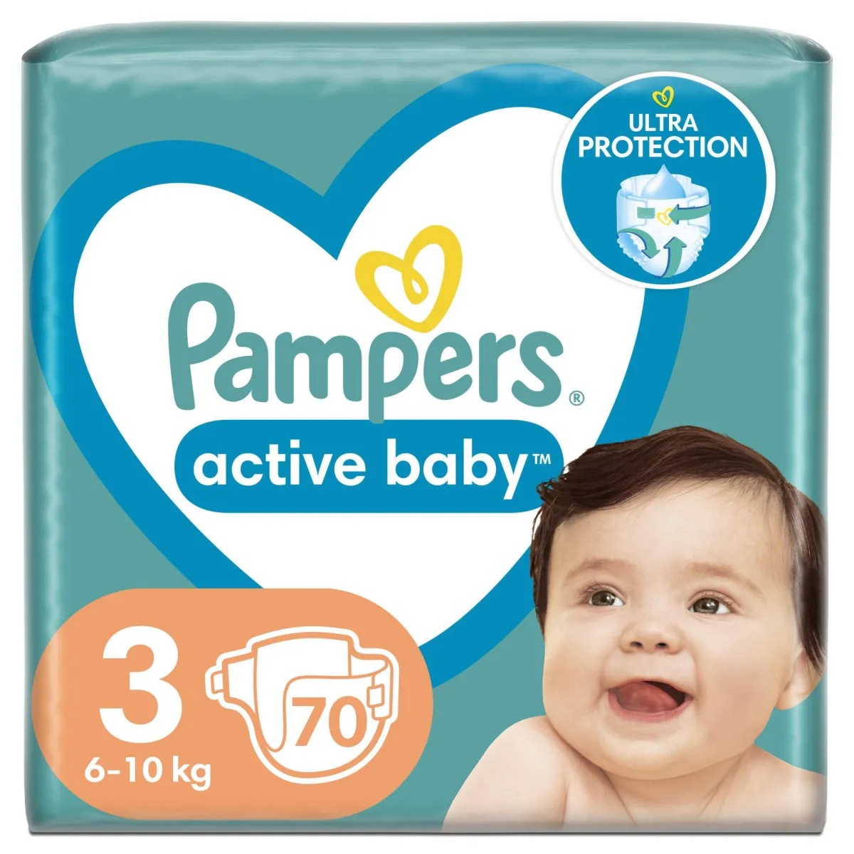 Pampers pelene active JPM 3 midi 70 komada