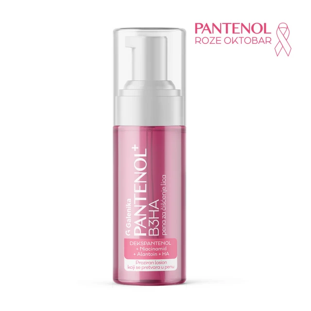 Pantenol+B3HA pena za čišćenje lica, 150 ml