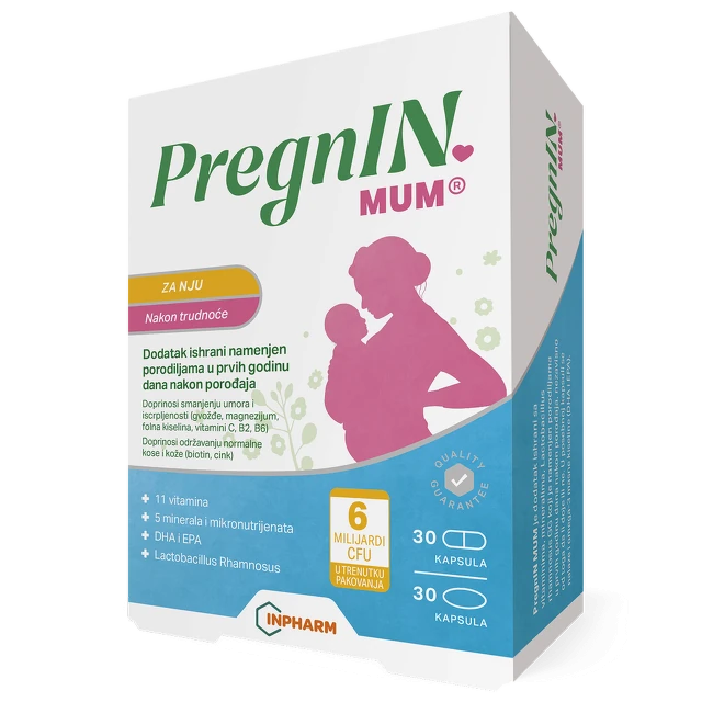 PregnIN mum nakon trudnoće, 30+ 30 kapsula