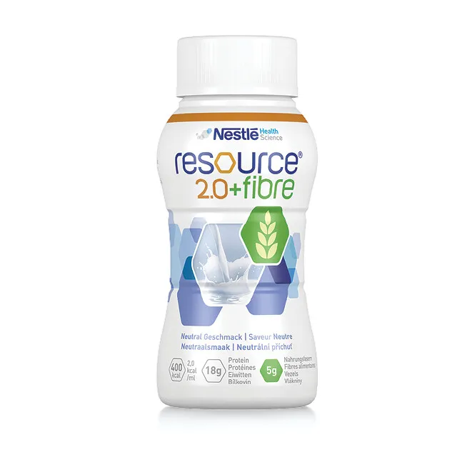 Resource 2.0 + fibre, 4 x 200 ml