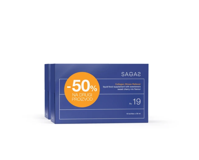 SAGAS Rc 19 Collagen Stress Reliever, 2 x 10 x 50 ml