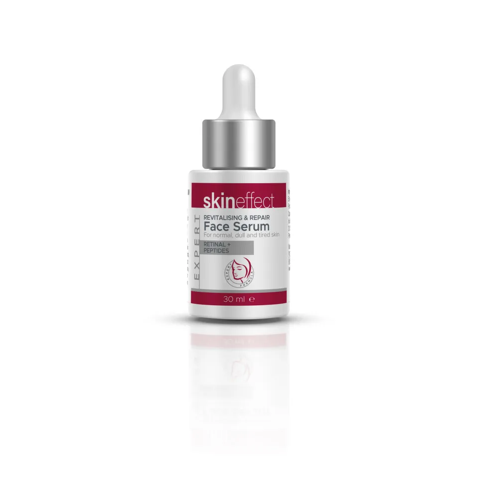 skineffect revitalizujući i obnavljajući serum za lice sa retinalom i peptidima, 30 ml