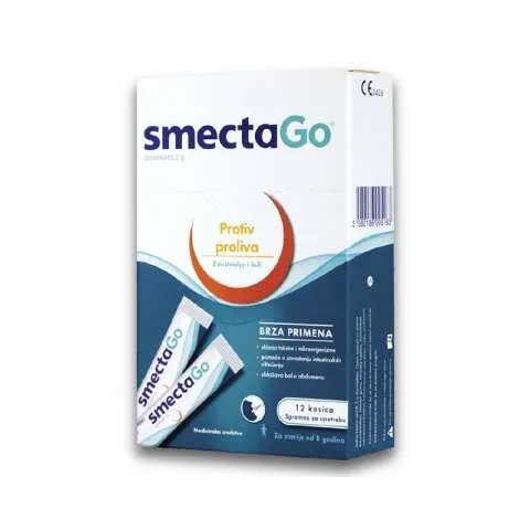 Smecta Go prašak za oralnu suspenziju 12 kesica