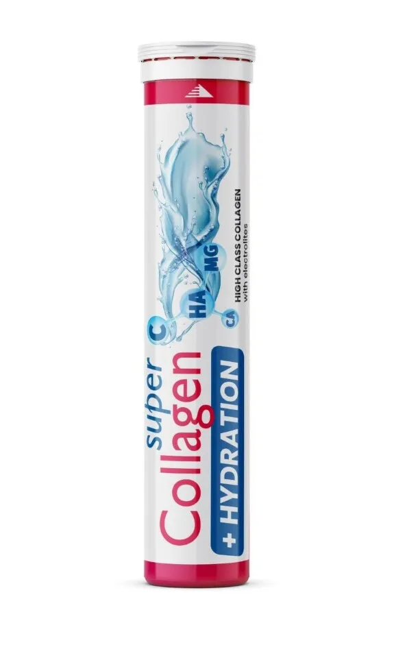 Super Collagen + Hydration, 20 efervescentnih tableta