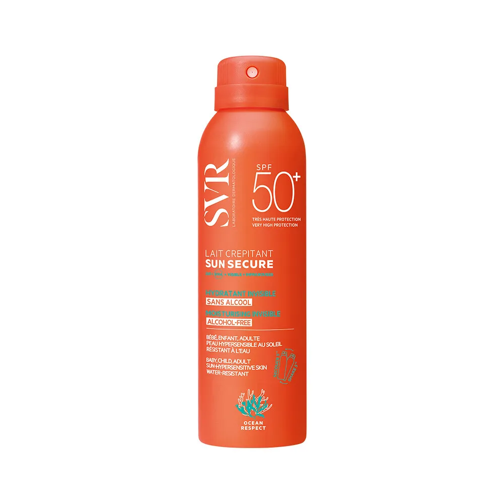 SVR Sun Secure Pucketavo mleko u spreju SPF50+, 200 ml