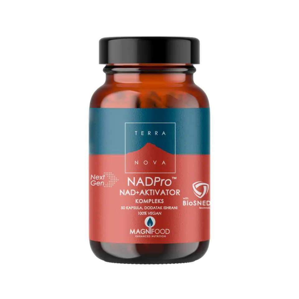 Terranova NextGen NADProTM NAD+ Aktivator kompleks, 50 kapsula
