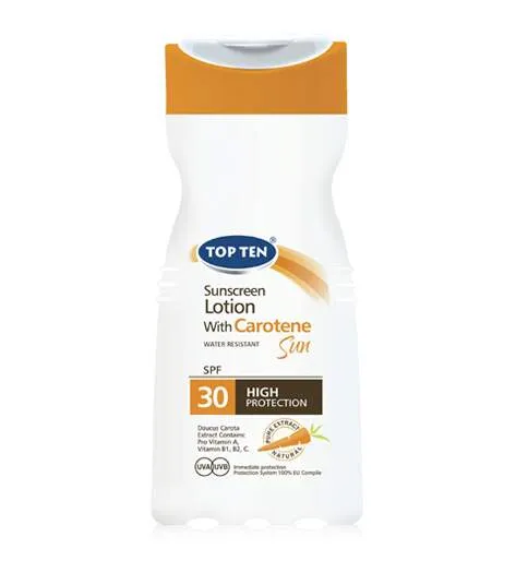 Top Ten Carotene Sun Losion SPF 30 200 ml