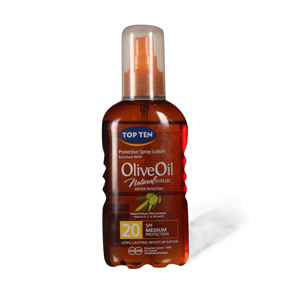 Top Ten Sun Olive Sprej SPF 20 180 ml
