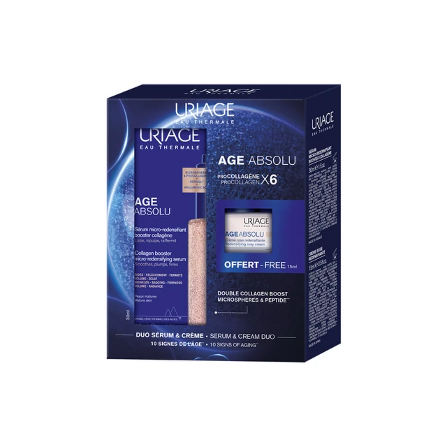 Uriage Age Absolu Serum, 30 ml + Krema, 15 ml