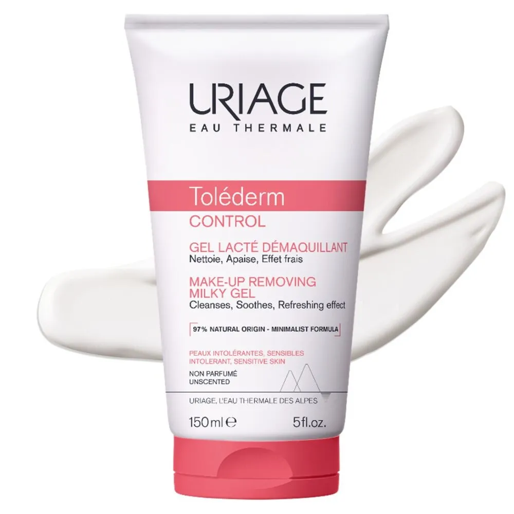Uriage Tolederm Control Mlečni gel za skidanje šminke, 150 ml