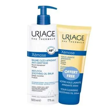 Uriage Xemose Umirujući Balzam 500 ml + Ulje 200 ml GRATIS