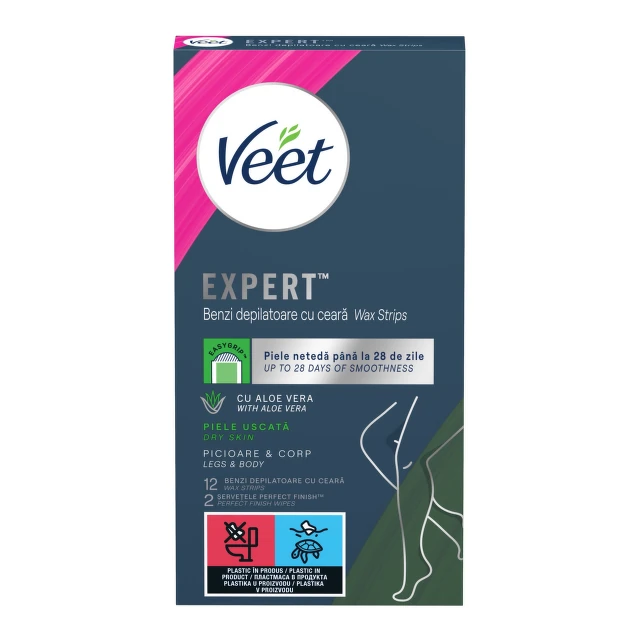 Veet Expert trake za noge, 12 komada