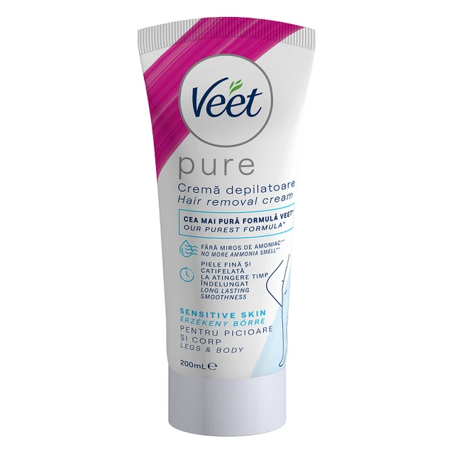 Veet Pure krema Sensitive, 200 ml