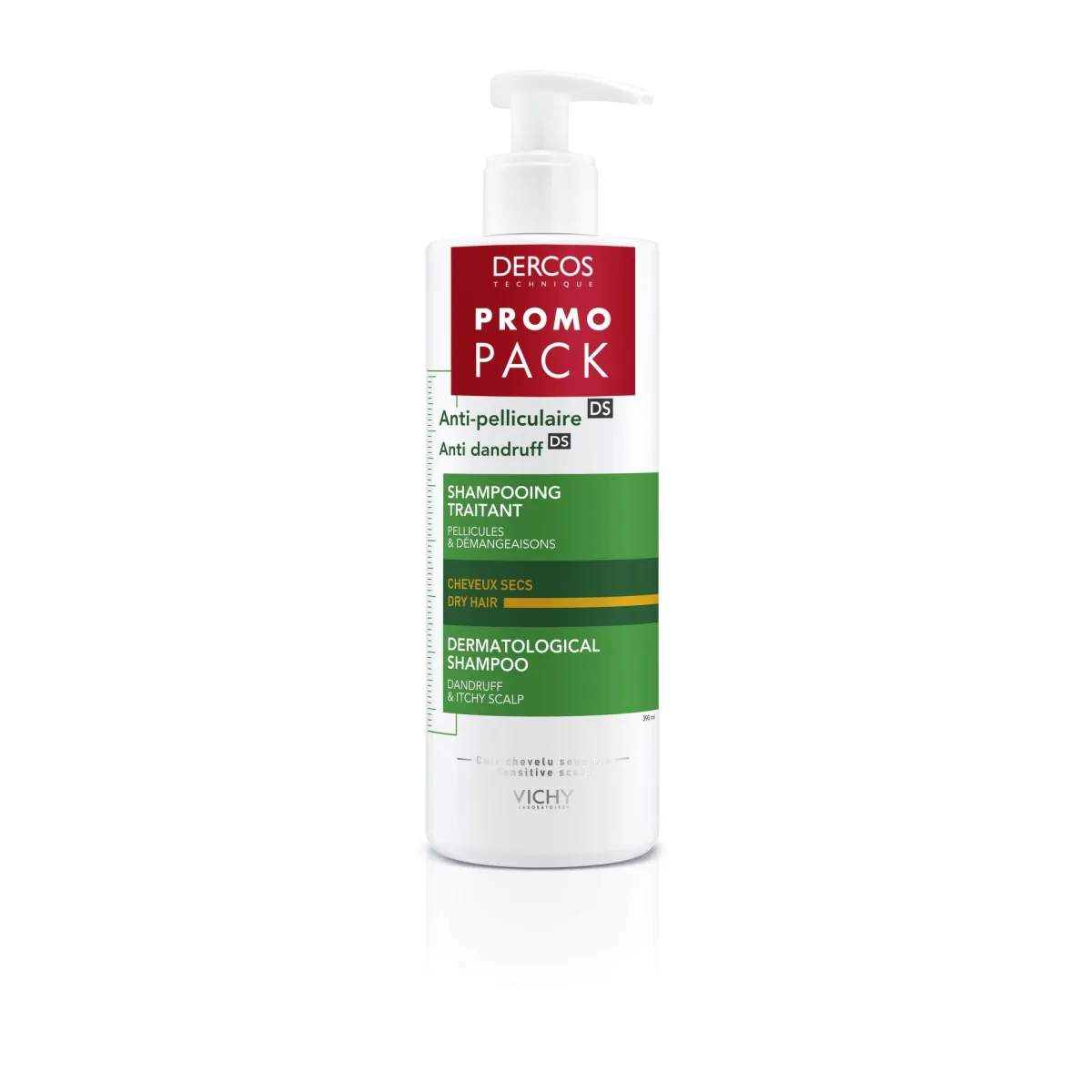 Vichy Dercos Šampon protiv peruti za suvu kosu, 390 ml PROMO