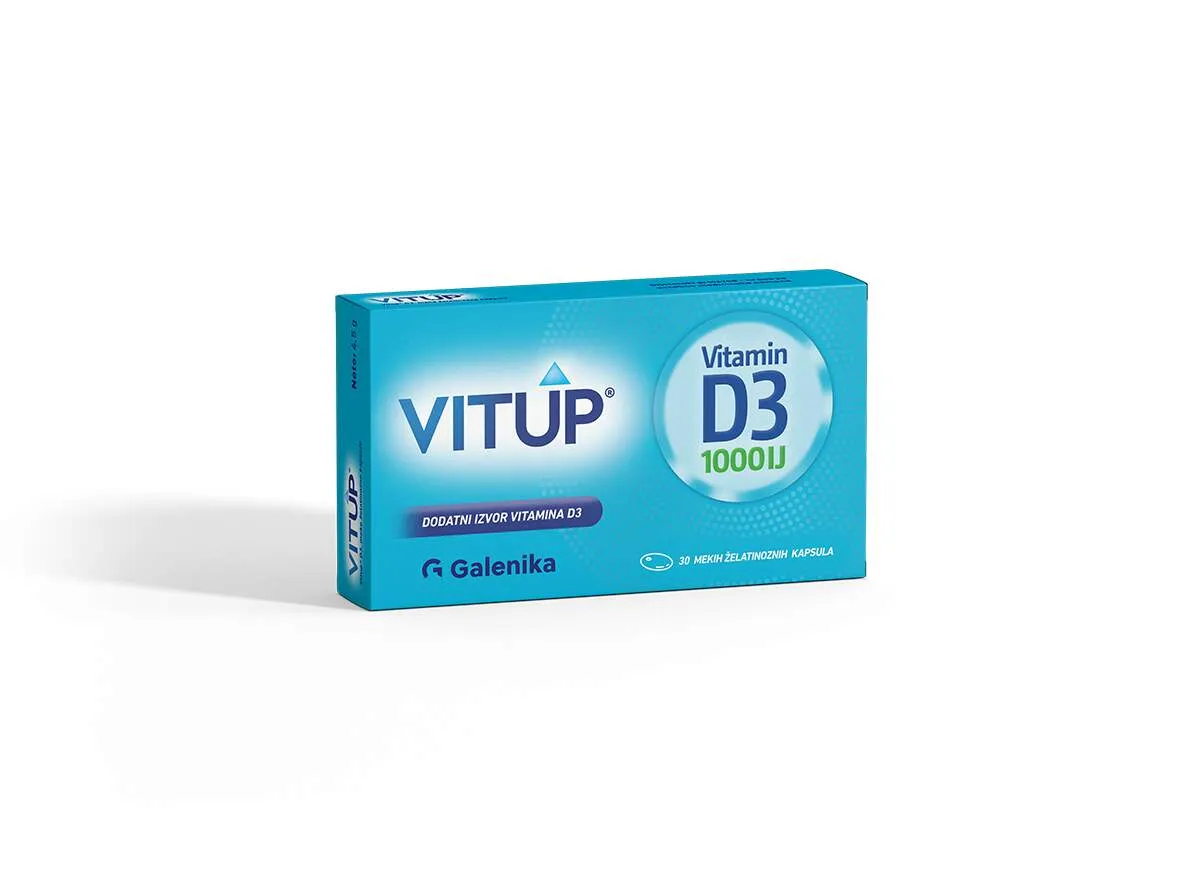 VitUp D3 1000 IJ, 30 kapsula