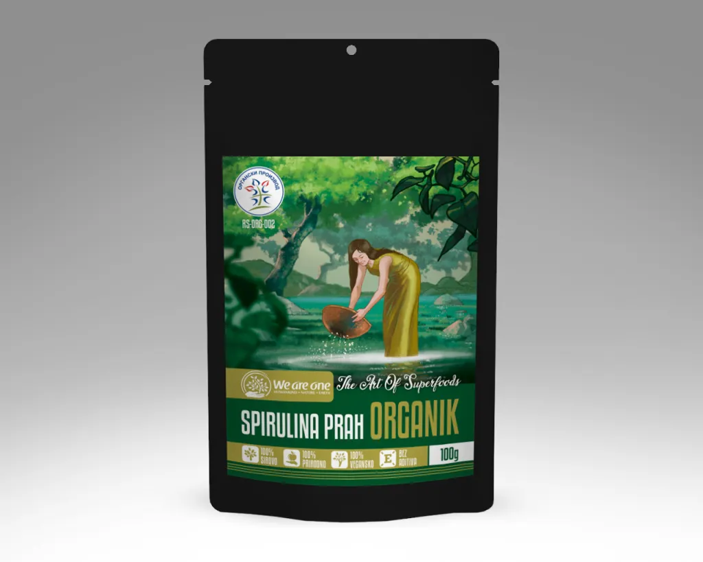 Wao Spirulina prah organski 100g