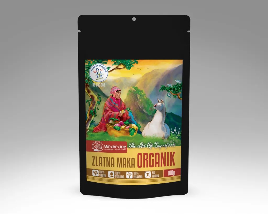 Wao Zlatna maka organska 100g