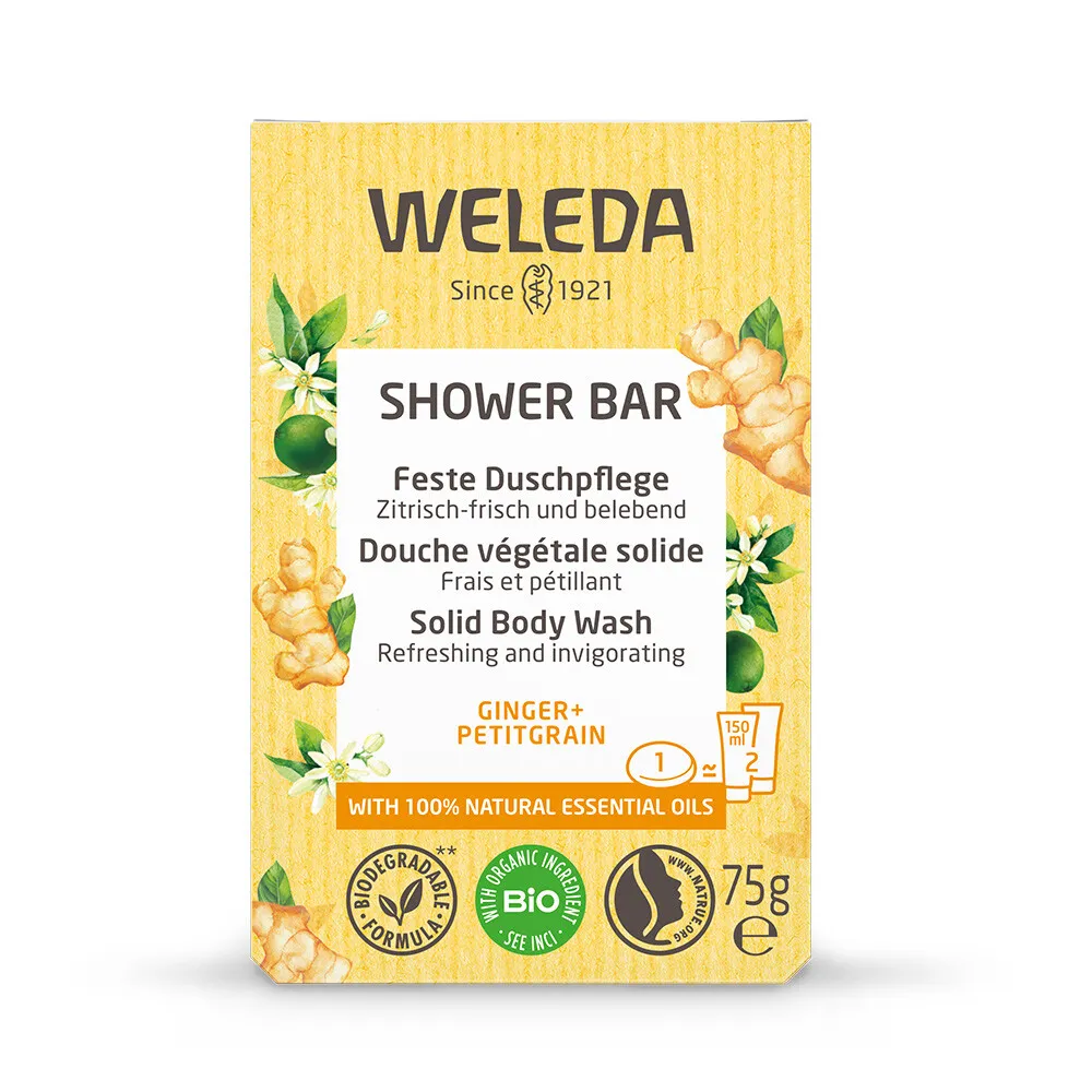 Weleda Sapun za kupanje, đumbir i listovi gorke pomorandže, 75 g