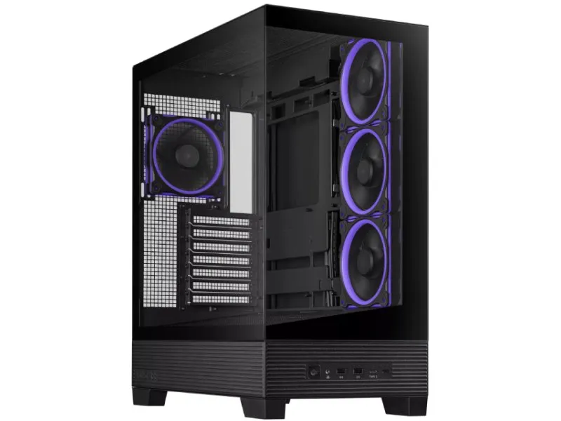 A31 PLUS TG ARGB BLACK Midi kućište