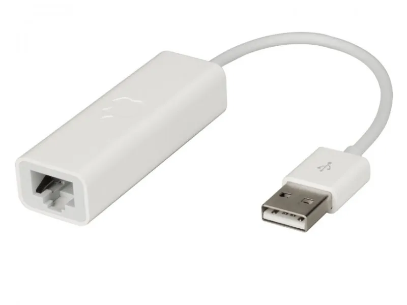 Adapter USB tip A (M) - RJ-45 (F) beli